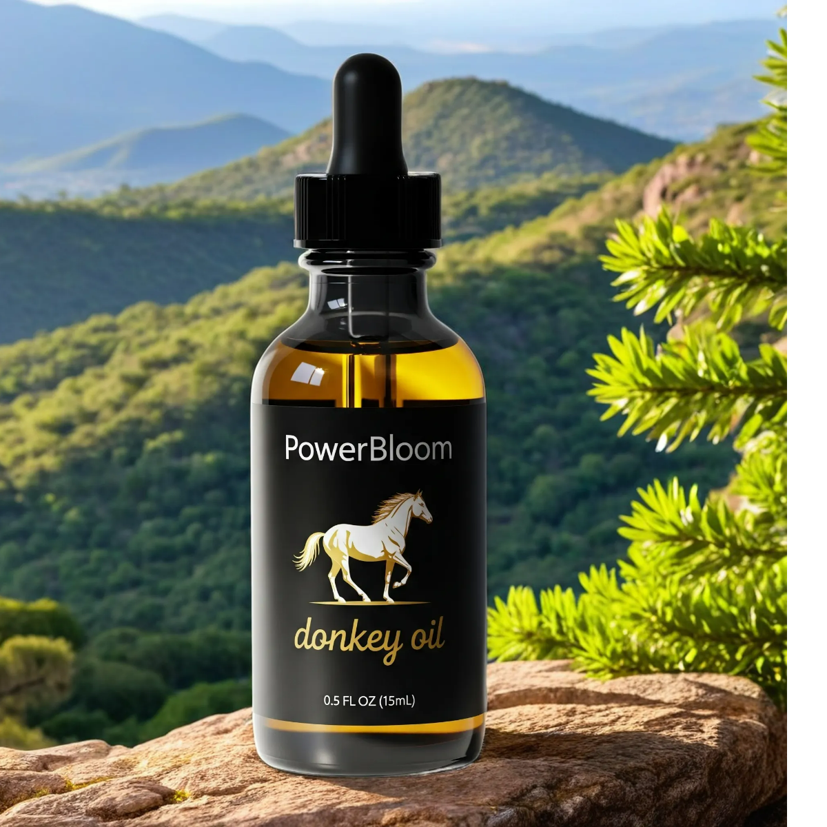 Natural Donkey Oil by PowerBloom (15 ml)